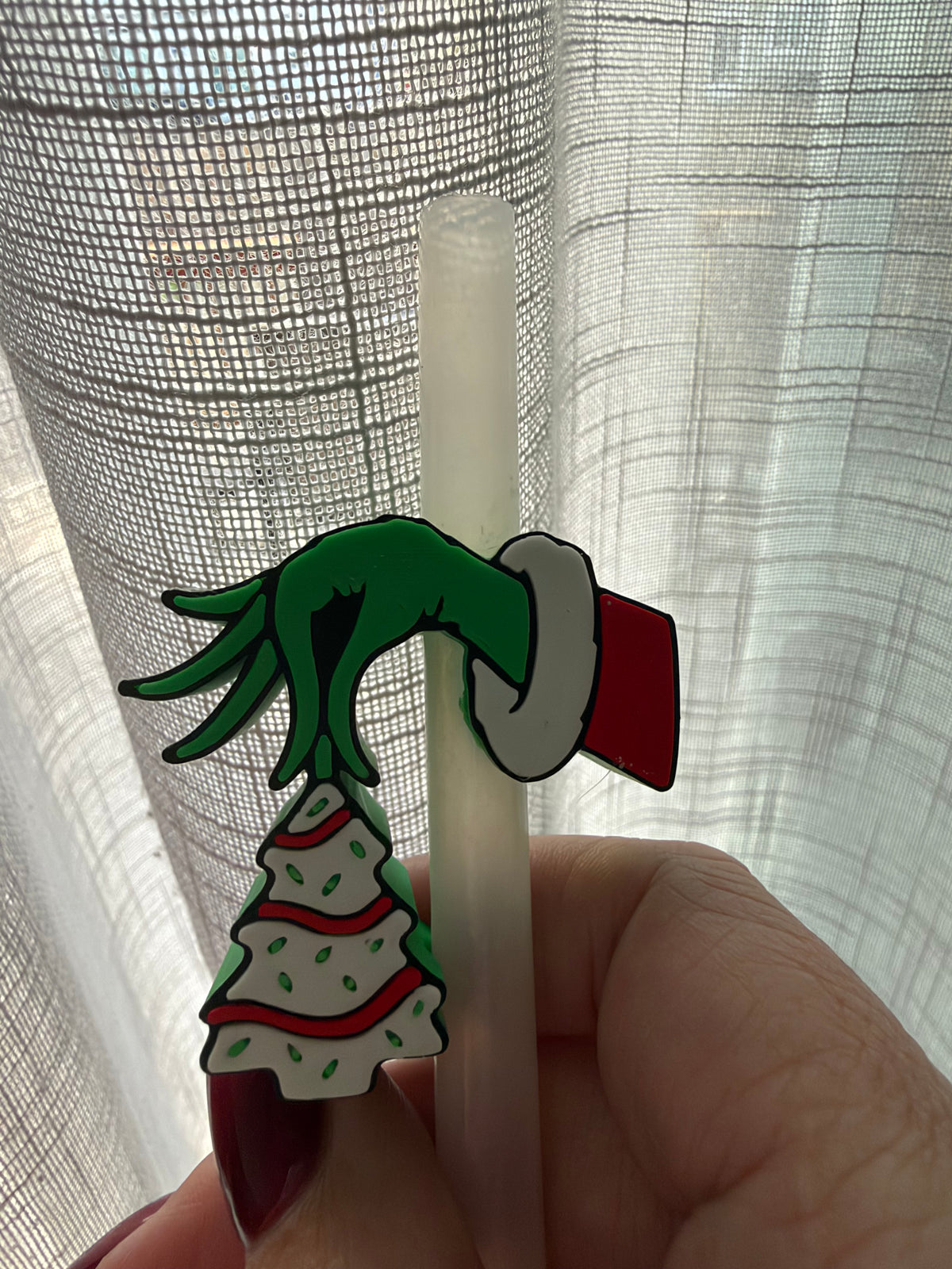 Grumpy Tree Straw Topper