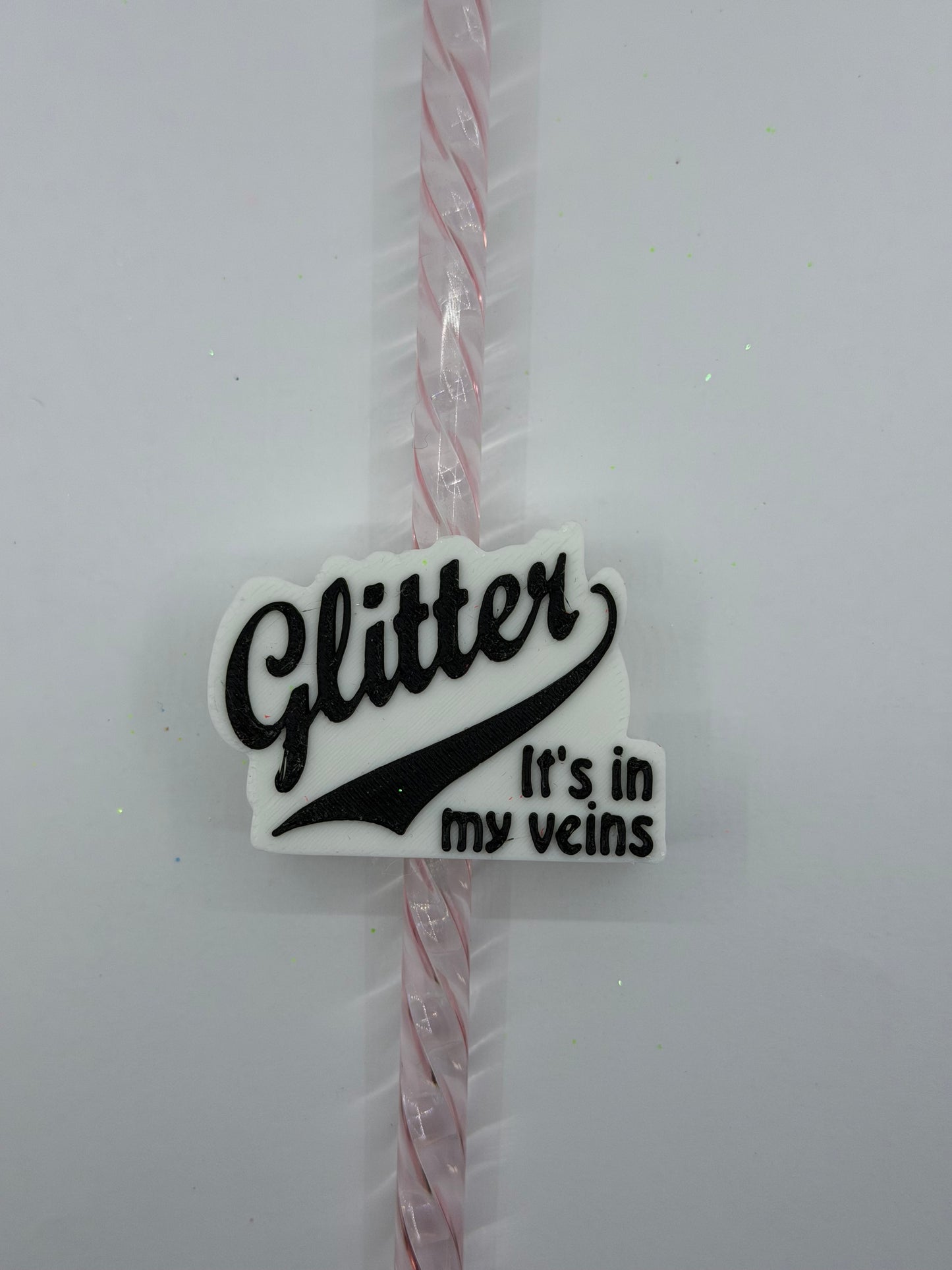 Glitter Straw Topper