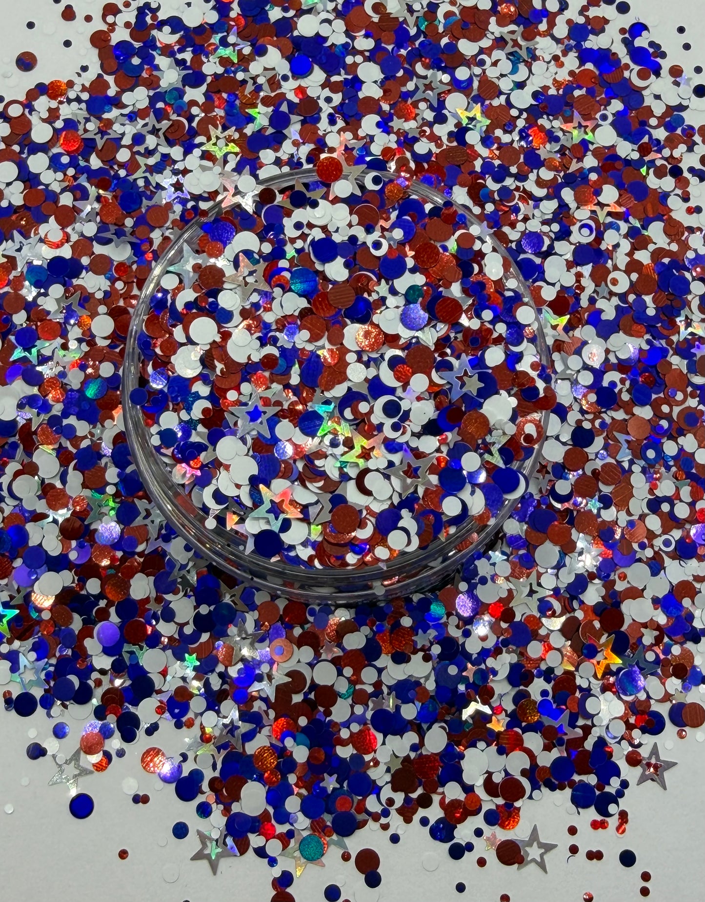 Stars & Stripes Circle Chunky