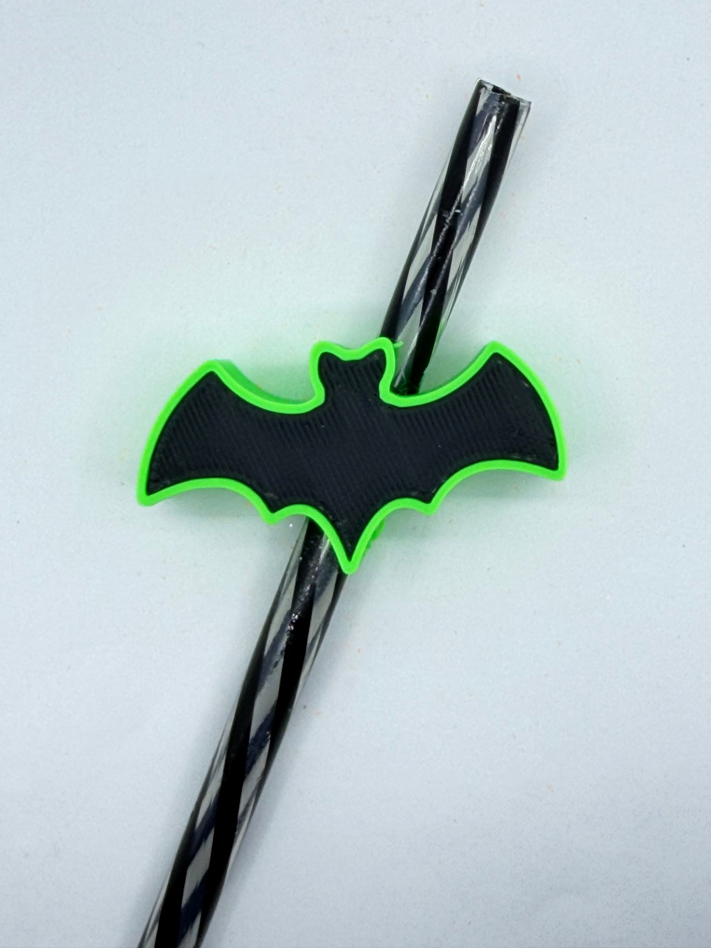 Halloween Bat Straw Topper