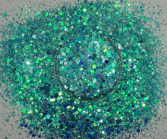 Aquamarine Dazzle Chunky