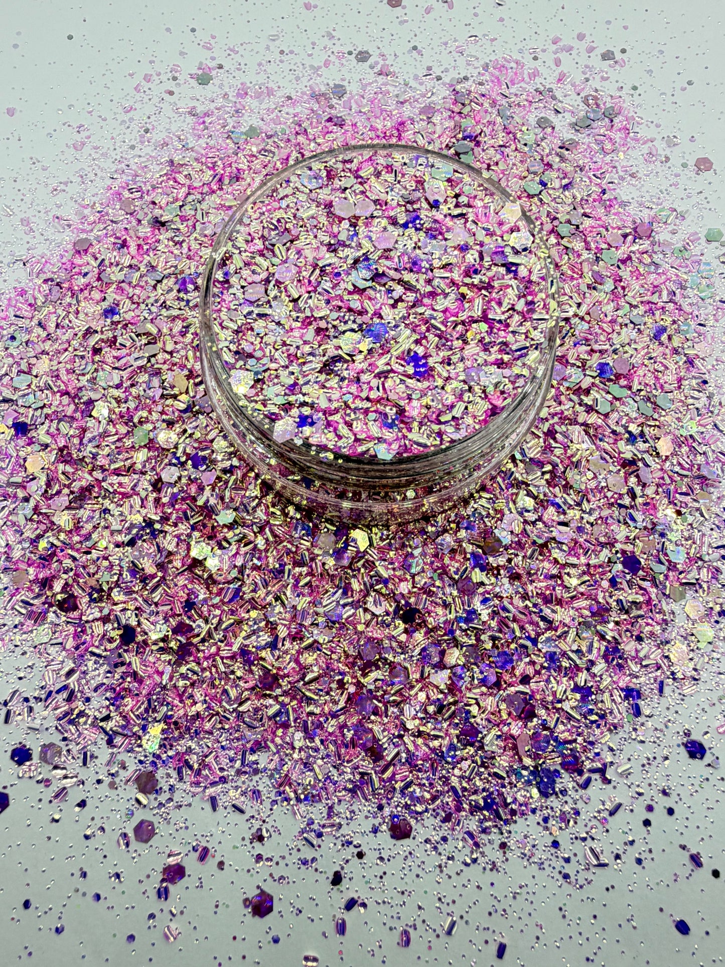 Lilac Confetti Chunky Bubble Mix
