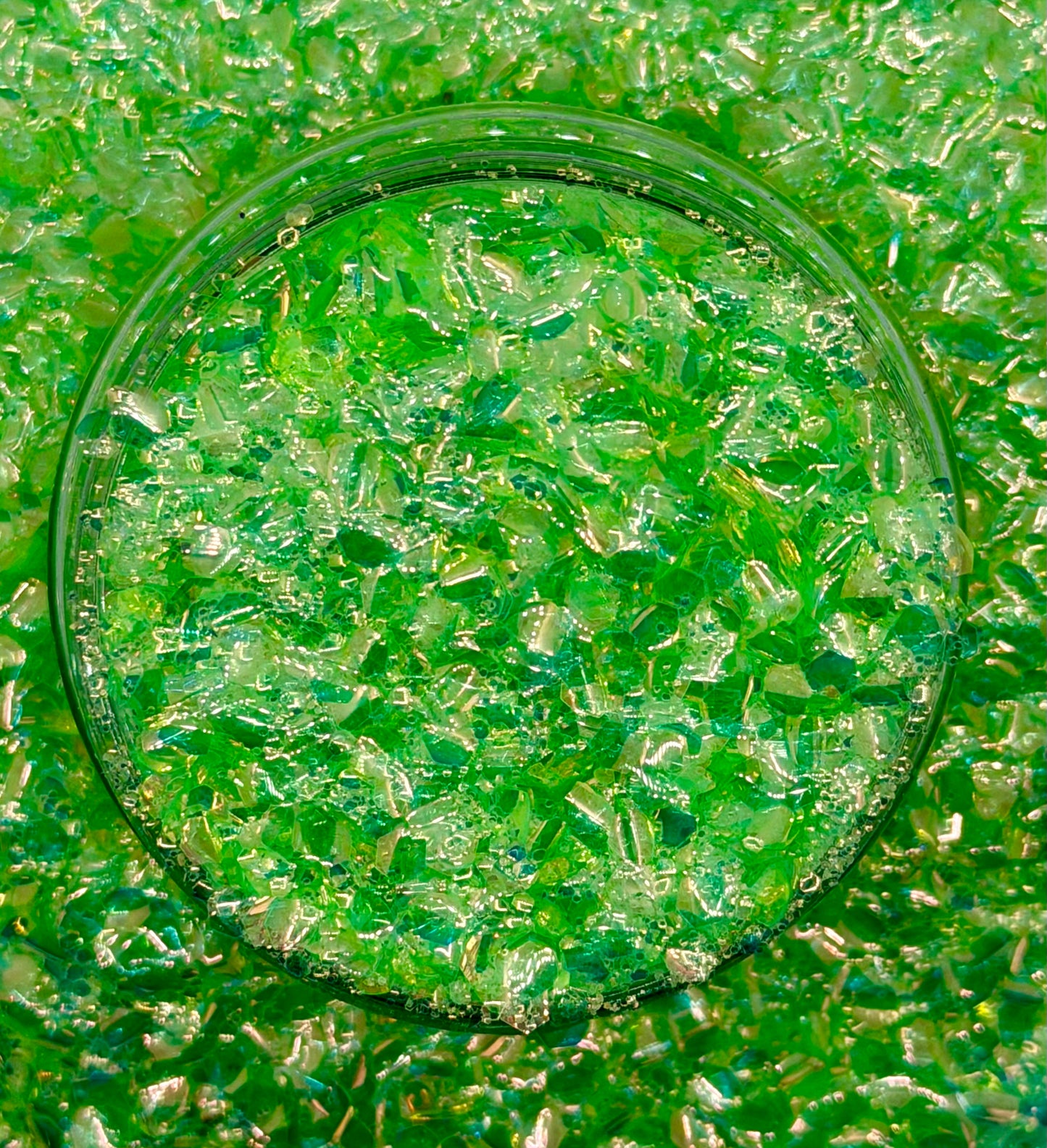 Neon Green Chunky Bubble