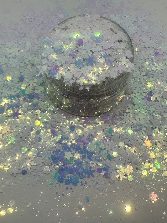 Winter Wonderland Chunky with Snowflakes