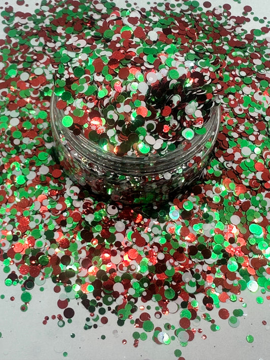 Deck The Halls Circle Chunky